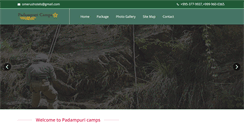 Desktop Screenshot of padampuricamps.com