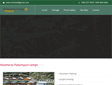 Tablet Screenshot of padampuricamps.com